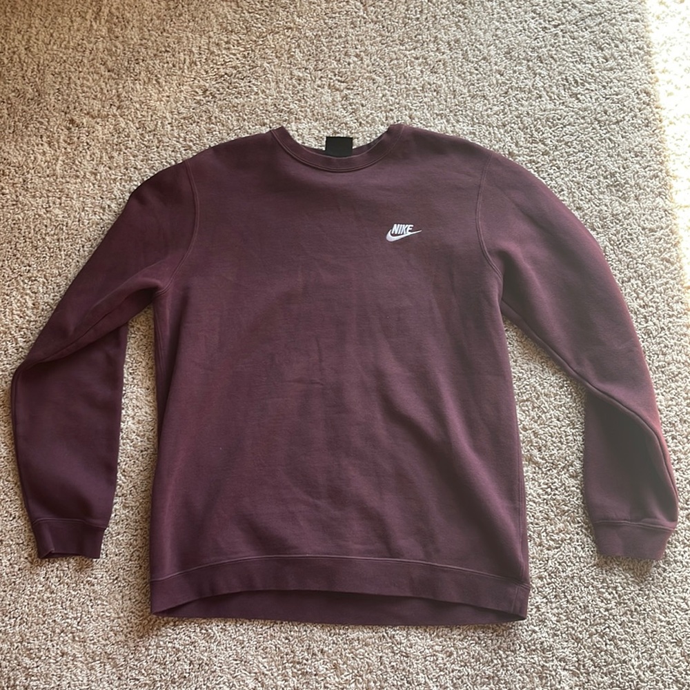 Maroon Nike hoodie